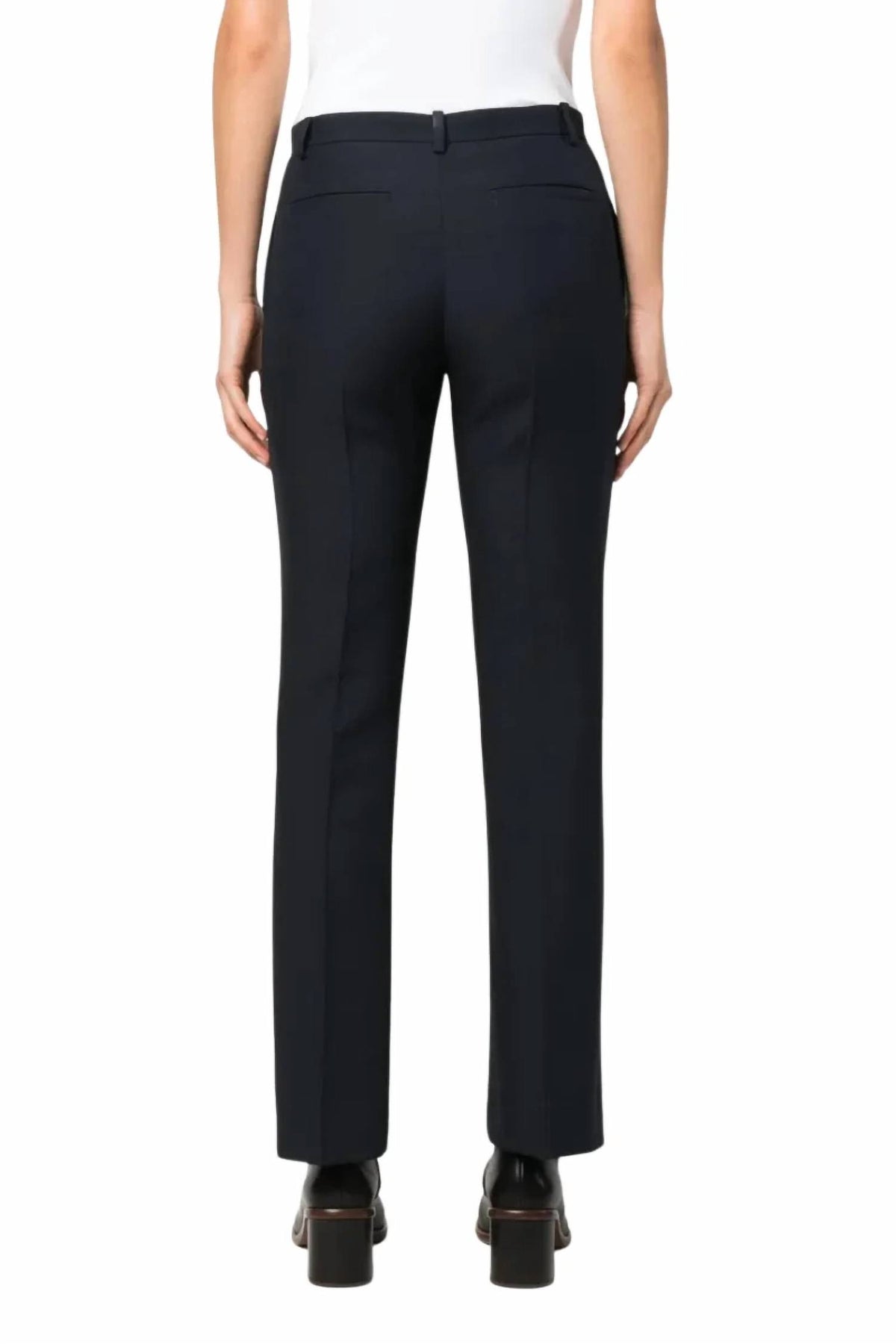 Valentino Garavani - Wool Silk Blend Tailored Trouser
