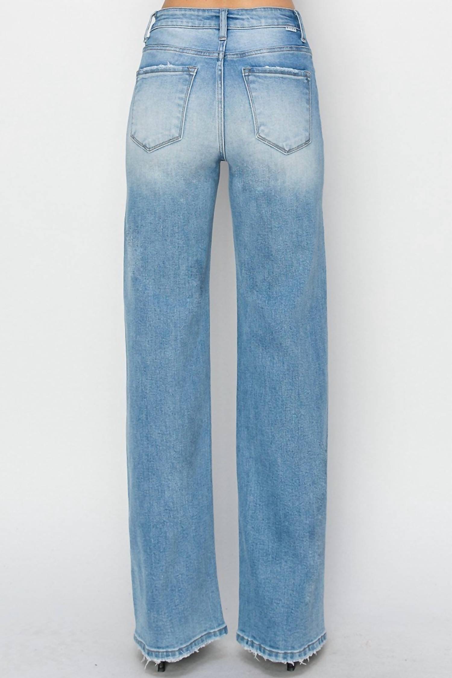 Risen - Haven High Rise Straight Leg Jeans