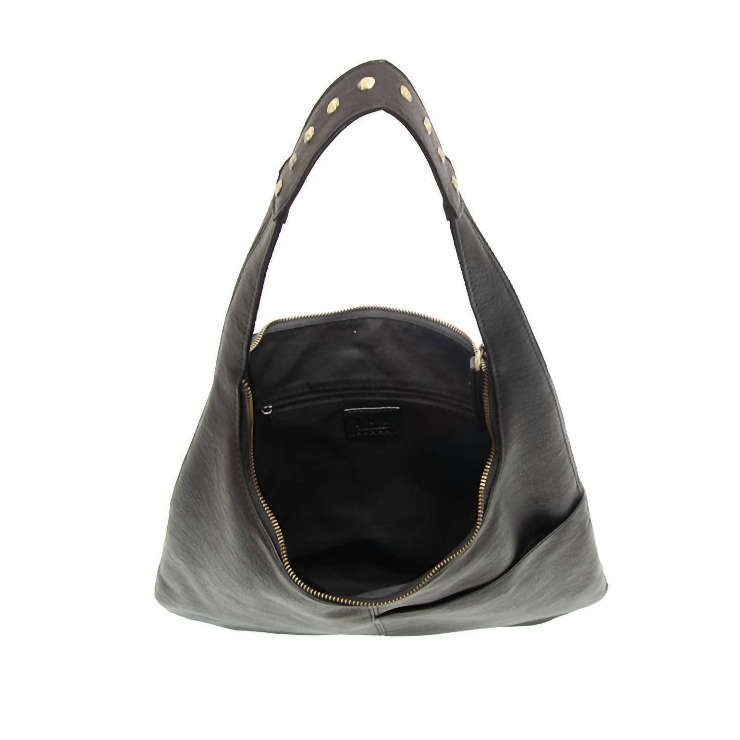 Joy Susan Women's Harley Studded Hobo in black - women's bag - alternate view