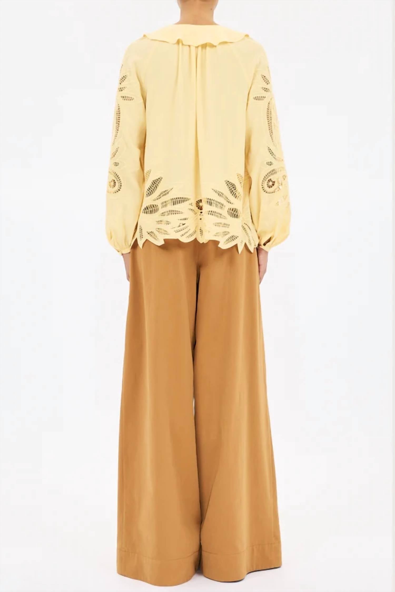 Ulla Johnson - Adonis Applique Blouse