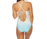 Splendid - Crisscross Lace Up One Piece Swimsuit