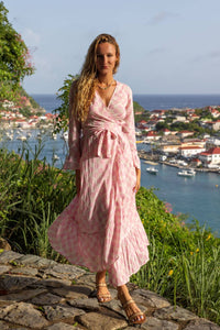 Mer St. Barth - Genevieve Ruffle Wrap Dress