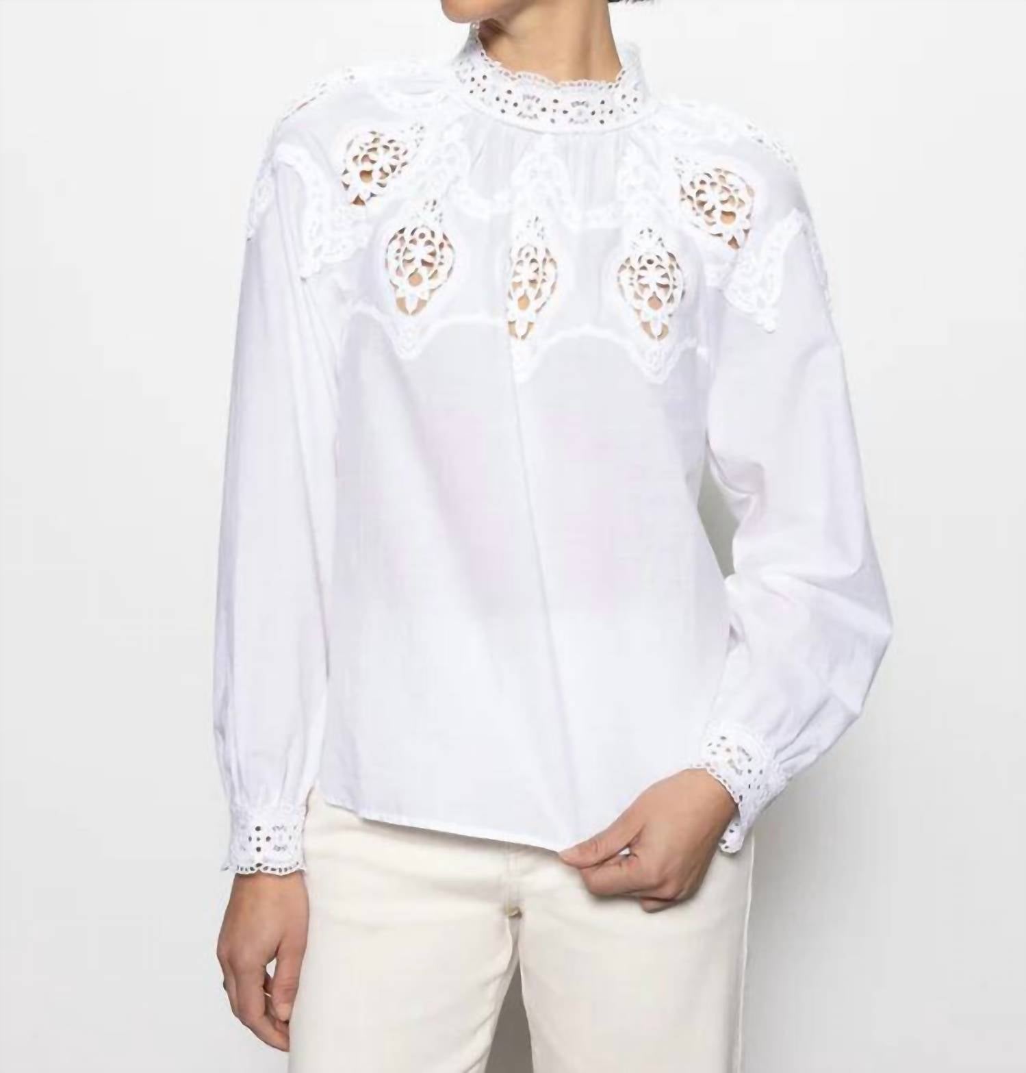 Sanctuary - Lace Popover Blouse