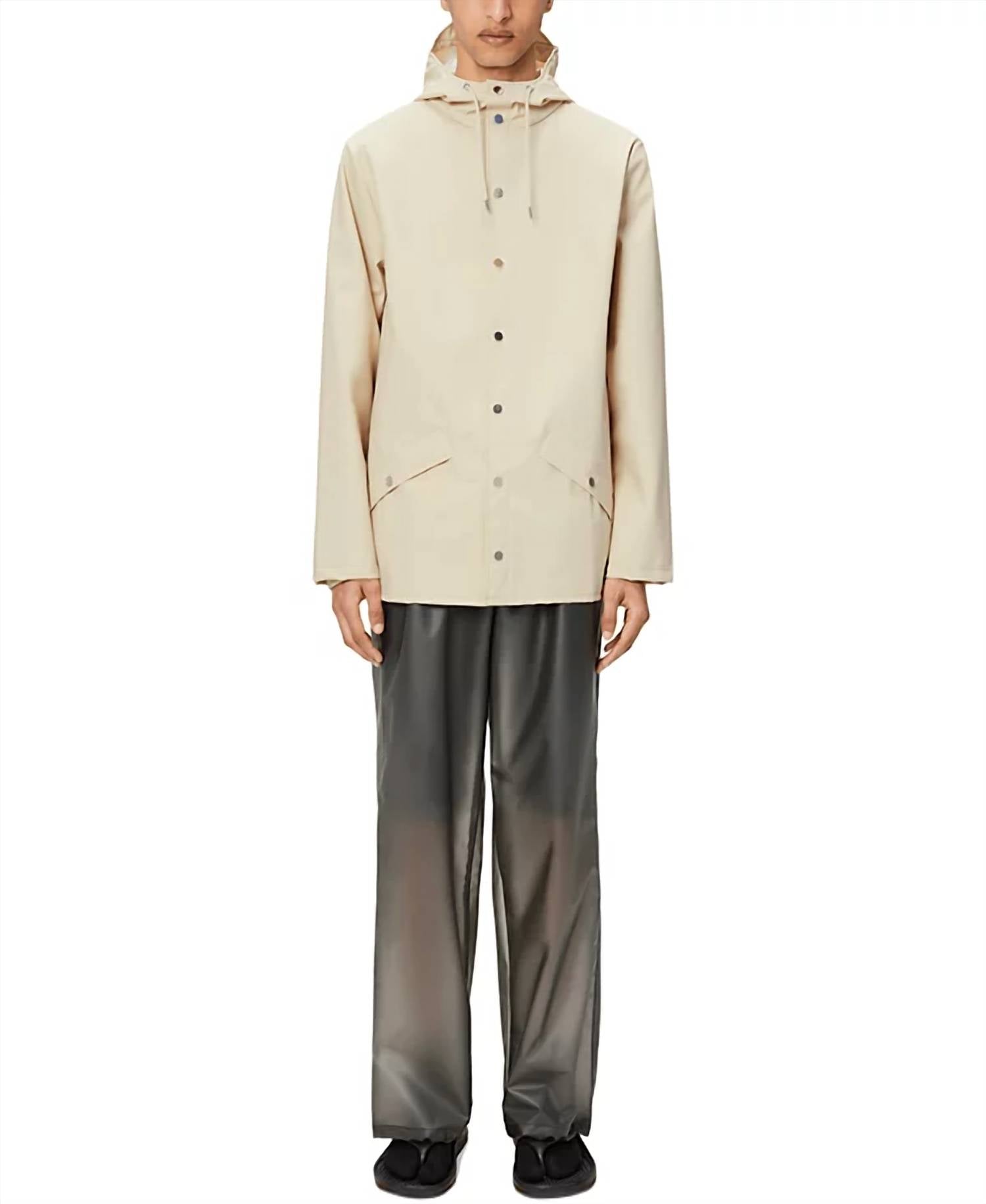 Rains - Snap Closure Raincoat Jacket