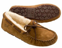 Ugg - Women's Dakota Shearling Logo Slippers