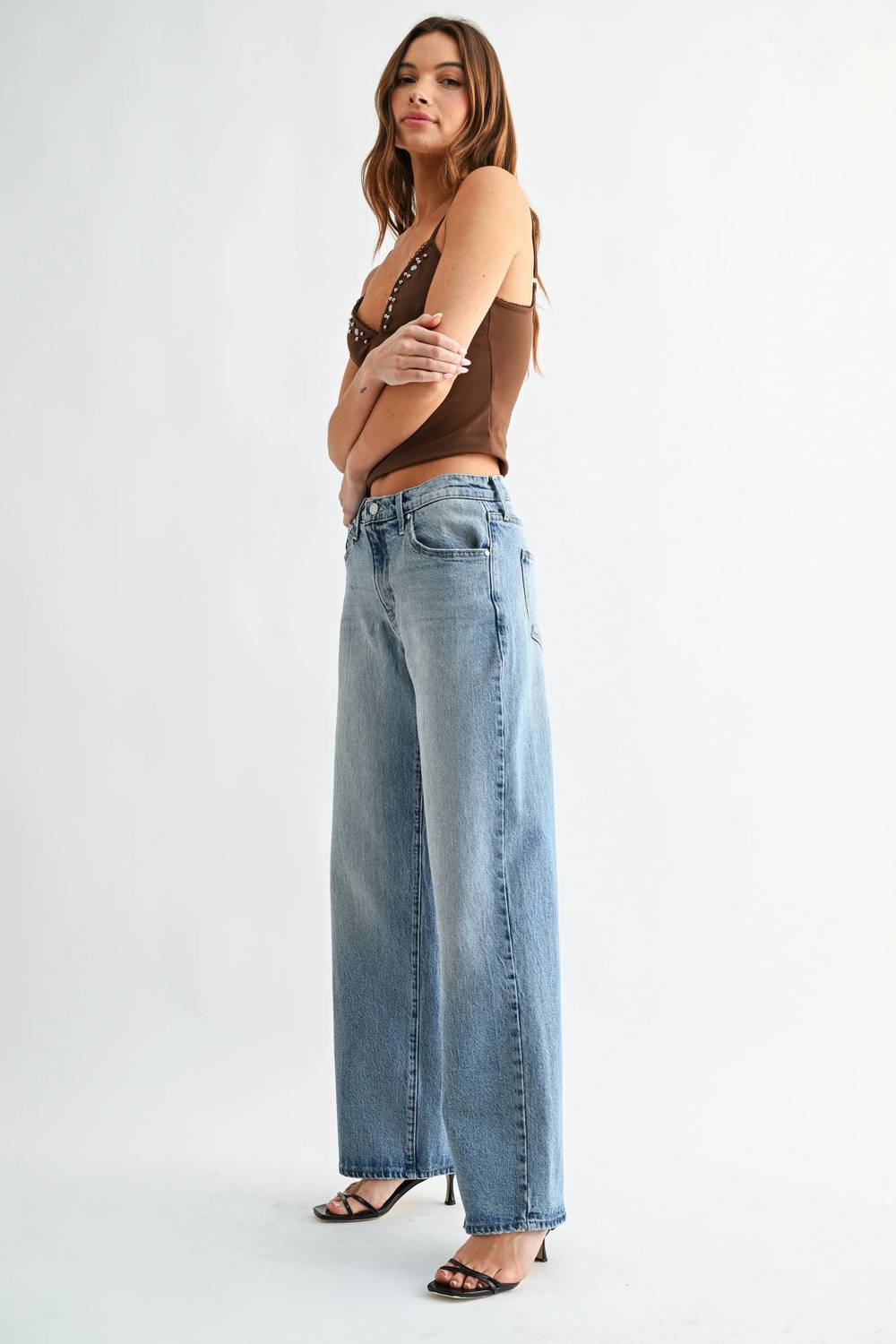 Just Black Denim - Lightweight Relaxed Straight Jean
