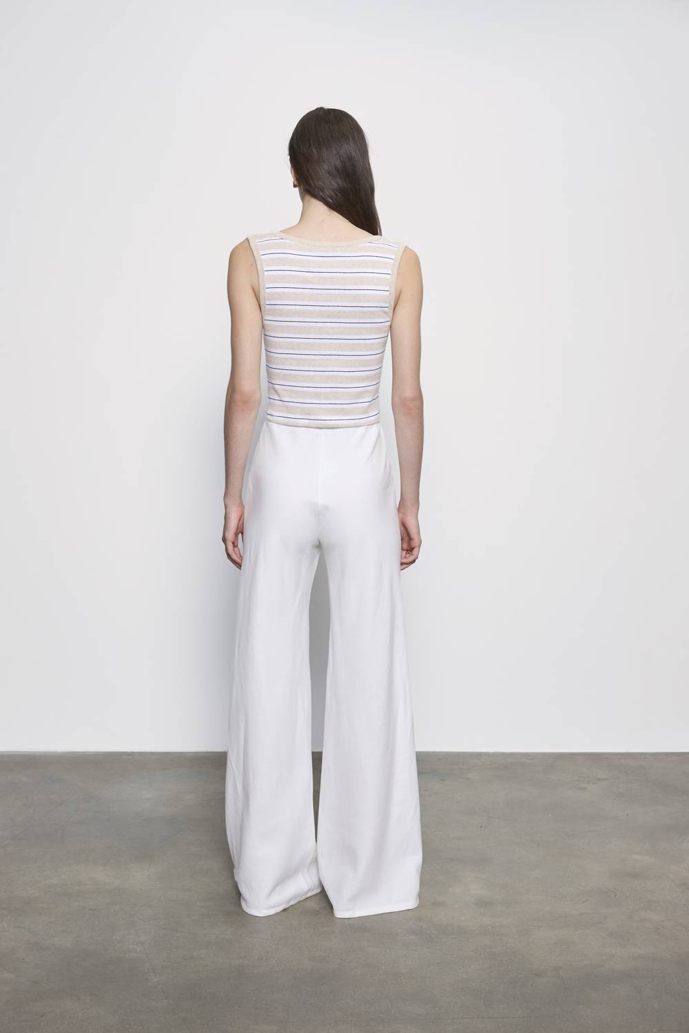 Enza Costa - COTTON STRIPE CLASSIC U TANK
