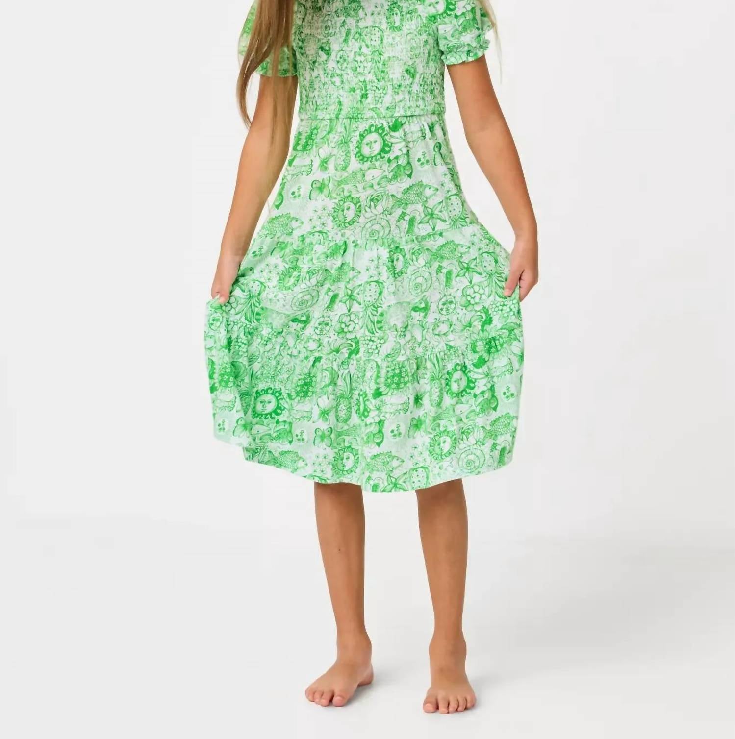 Lilly Pulitzer - Girls Mini Jilly Sleeved Midi Dress