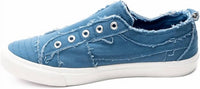 Corkys Footwear Women's Babalu Low Top Sneaker in blue - women's sneaker - alternate view