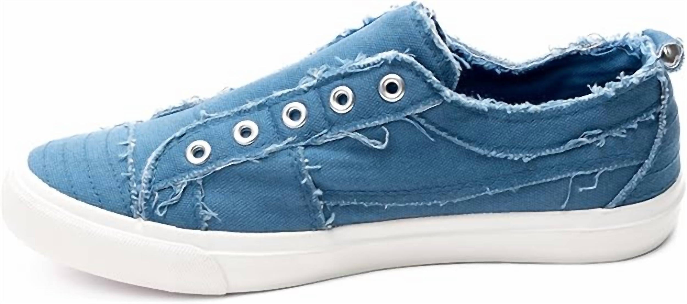Corkys Footwear Women's Babalu Low Top Sneaker in blue - women's sneaker - alternate view