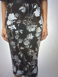 Joseph Ribkoff - Elegant Floral Midi Skirt
