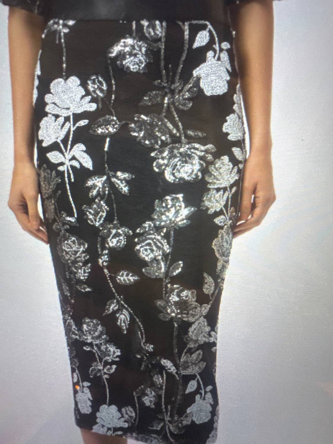 Joseph Ribkoff - Elegant Floral Midi Skirt