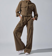 HEROINE SPORT Ava Cropped Jacket in safari - women's jacket