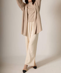 P.CILL Amelia Oversized Cardigan in taupe - women's cardigan