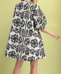 Gigio - Round Neck Mini Dress