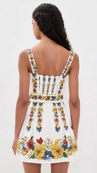 Farm Rio - Tropical Floral Print Minidress