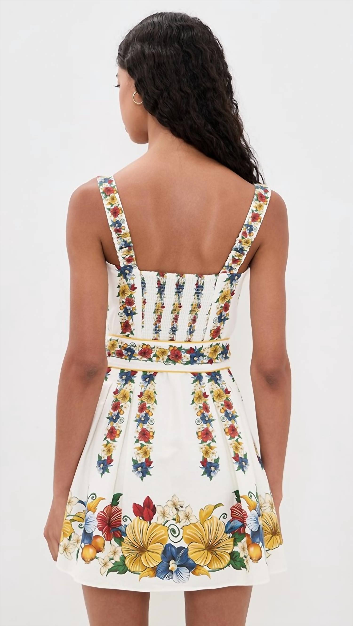 Farm Rio - Tropical Floral Print Minidress