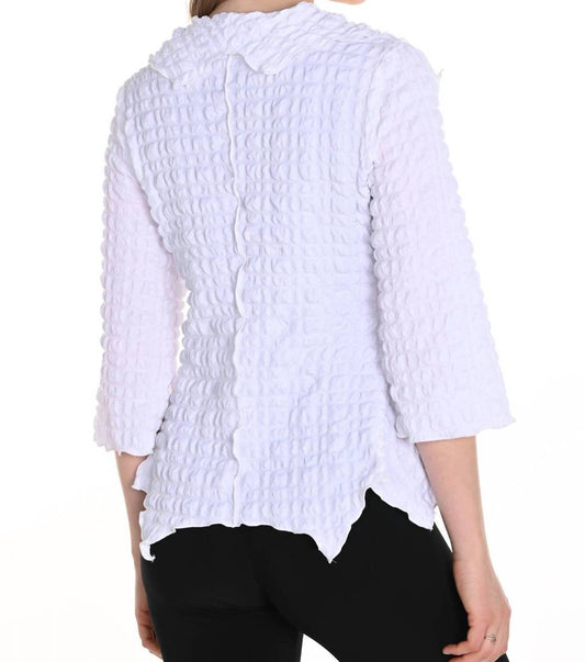 Frank Lyman - Woven Open-front Cardigan