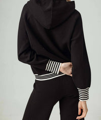 Sundays - Stripe Cuff Hoodie