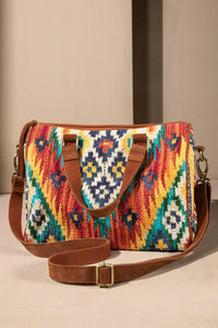 Urbanista - Women's Hand-woven Cotton Chenille Boston Bag