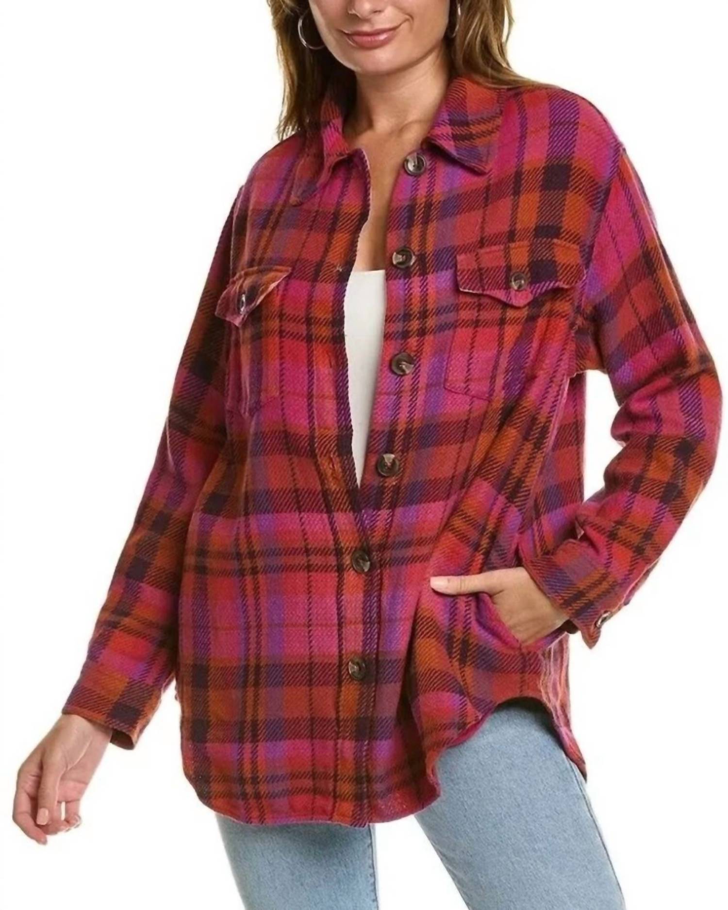 Johnny Was - Azalea Plaid Jacket