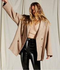 Free People - Oversized Double Breasted Pea Coat