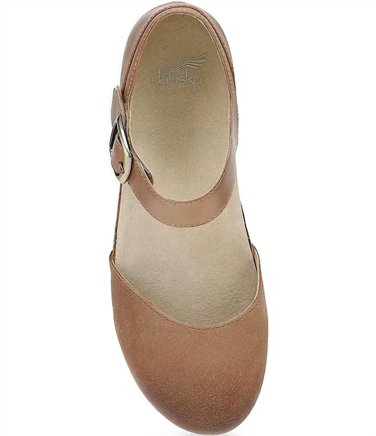 Dansko - Women's Mae Burnished Suede Mary Jane Clogs