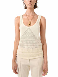 Barbara Bui - Open knit tank top