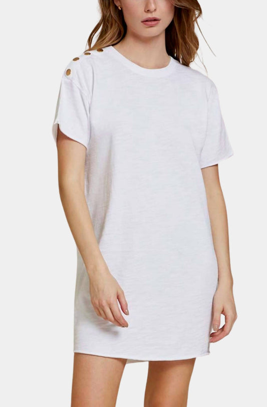 Nation Ltd - Grommet T-Shirt Dress