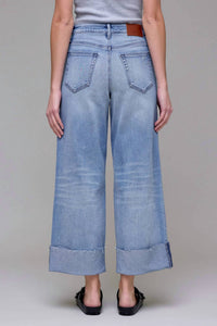 Hidden - Nori Cuffed Crop Wide Leg Jeans