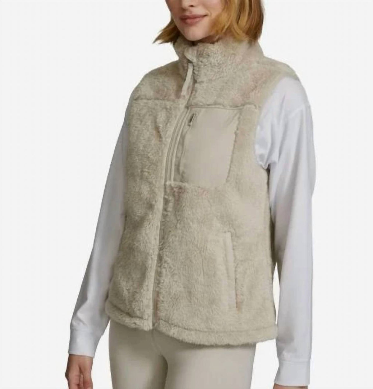 Calvin Klein - Women's Sleeveless Sherpa Vest