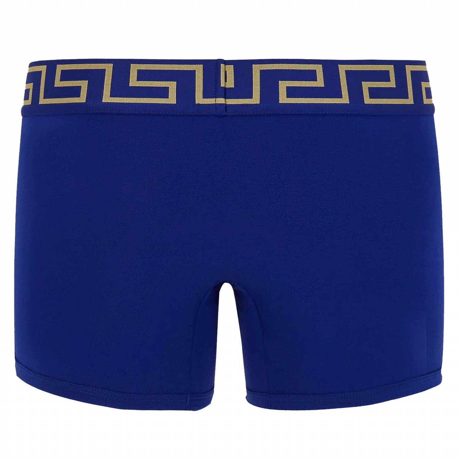 Versace - Men's Long Trunk With Greca Border
