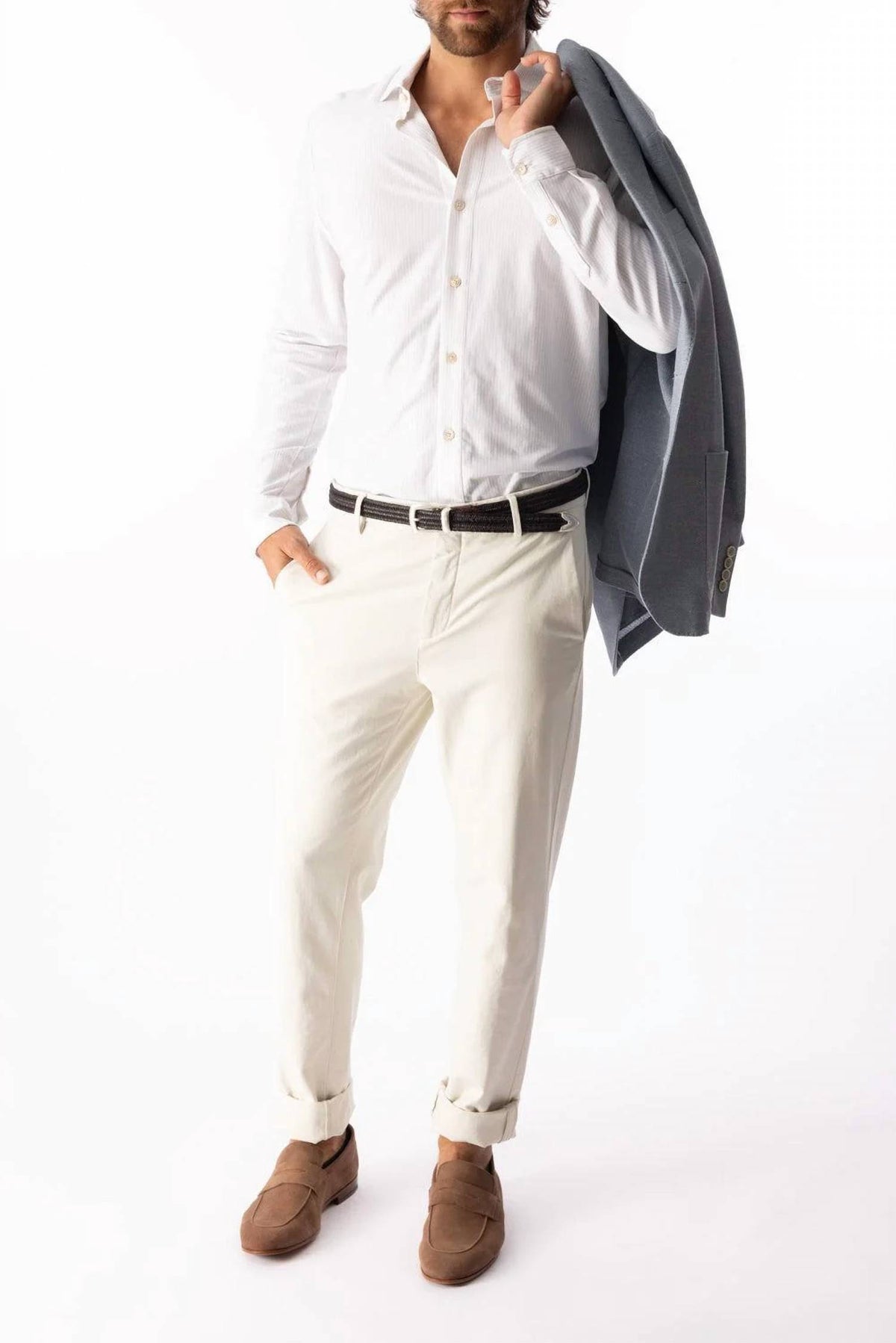 Eleventy - Long Sleeve Jersey Shirt