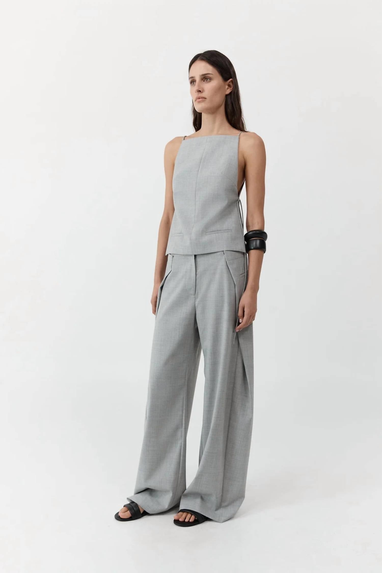 St. Agni - Square Side Tie Top