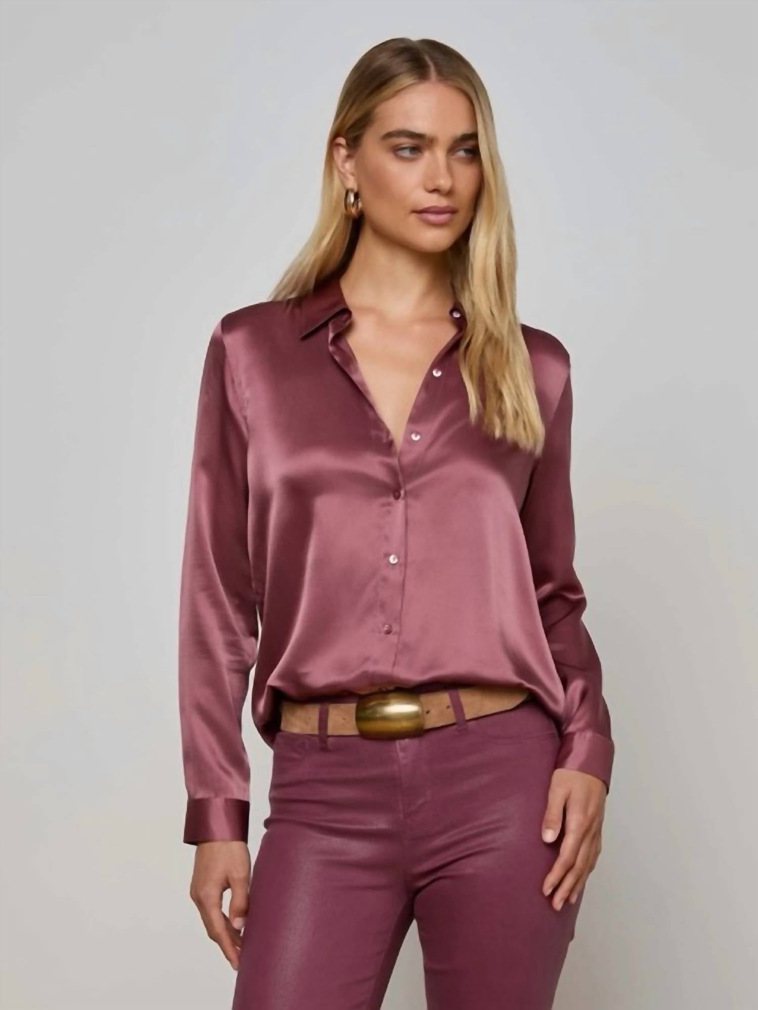 L'Agence - Tyler Silk Blouse