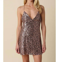 Olivaceous - Zoie Sequin Dress