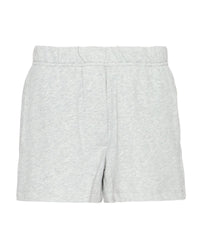 Tibi Light Weight Sweatshirting Short Shorts in heather grey - women's shorts - view 5