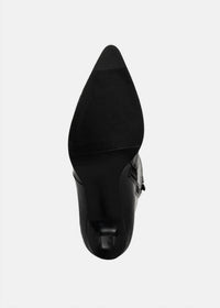Shu Shop - Women's Vanessa Pointed Toe Knee High Kitten Boots