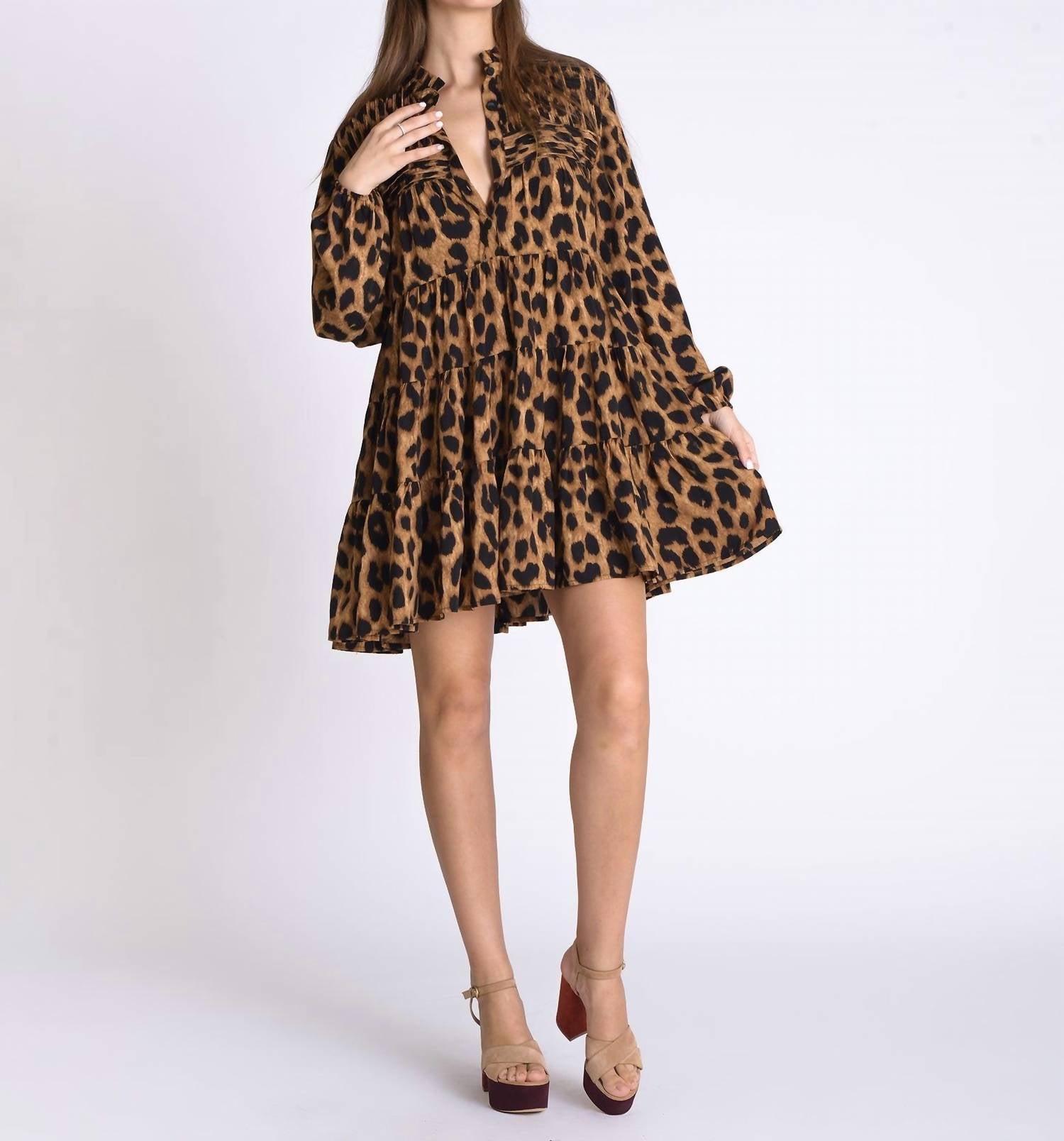 RINA PLEATED DRESS