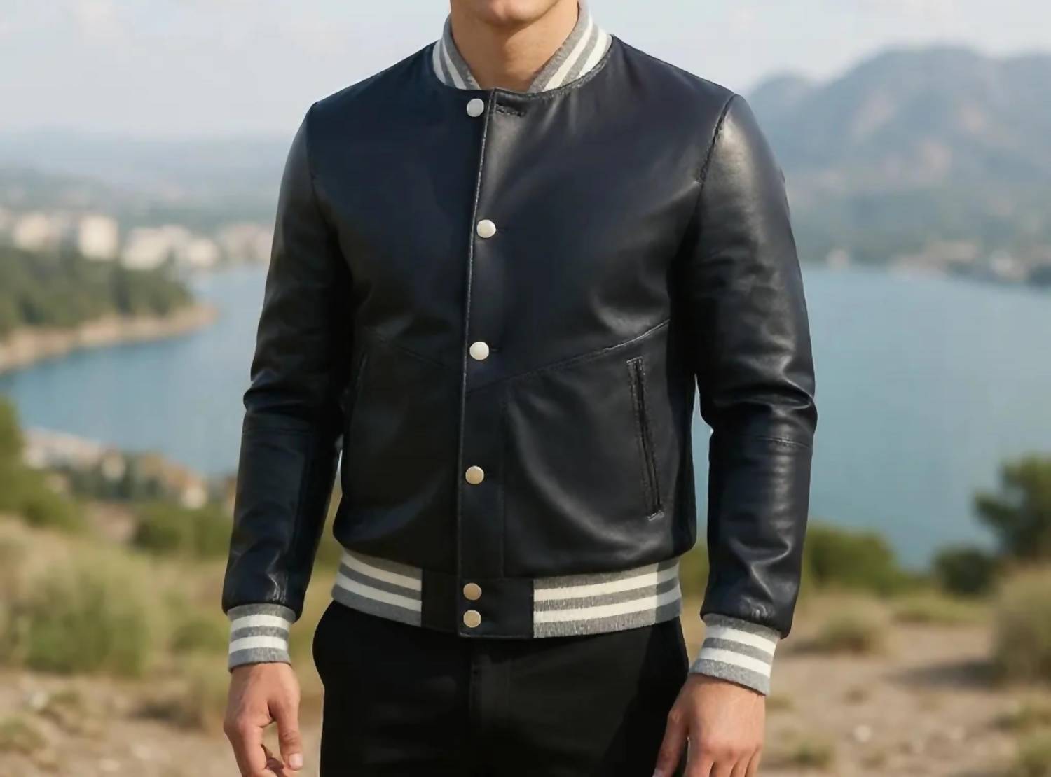 Lusso Beni - Forma Bomber Jacket