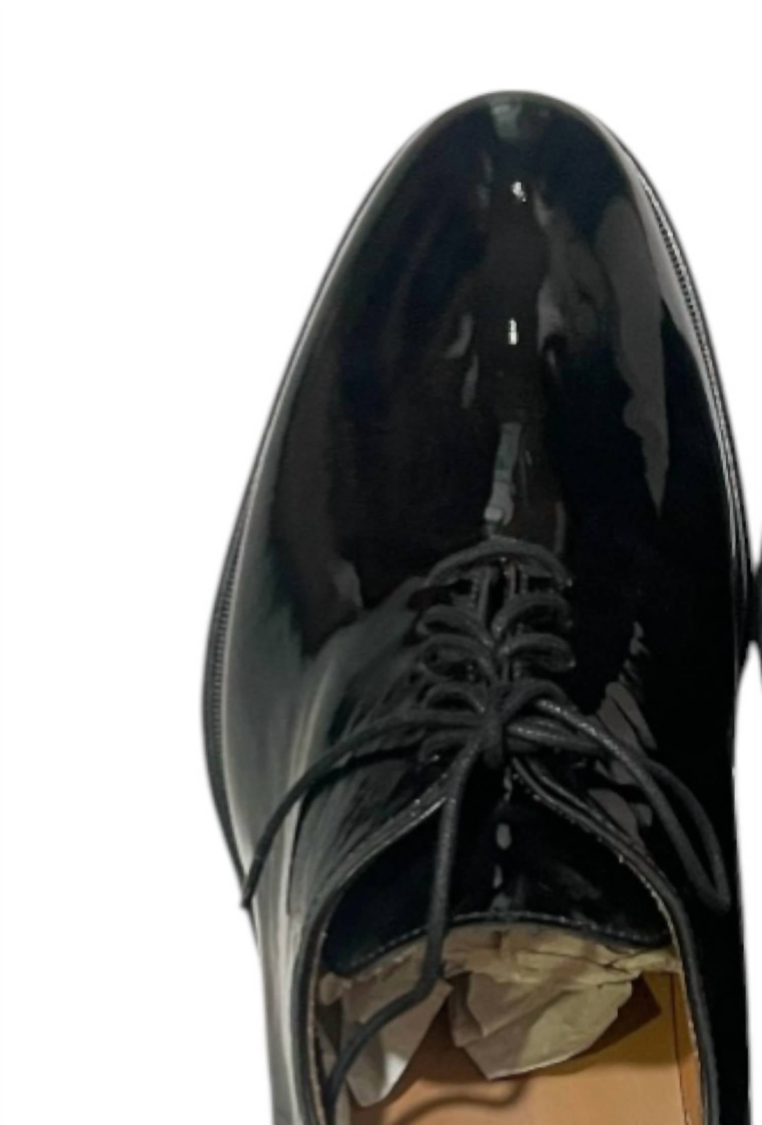 Awl & Sundry - Men's Patent Leather Lace Up Shoes