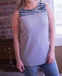 Shirley Stone - Camo Tank Top