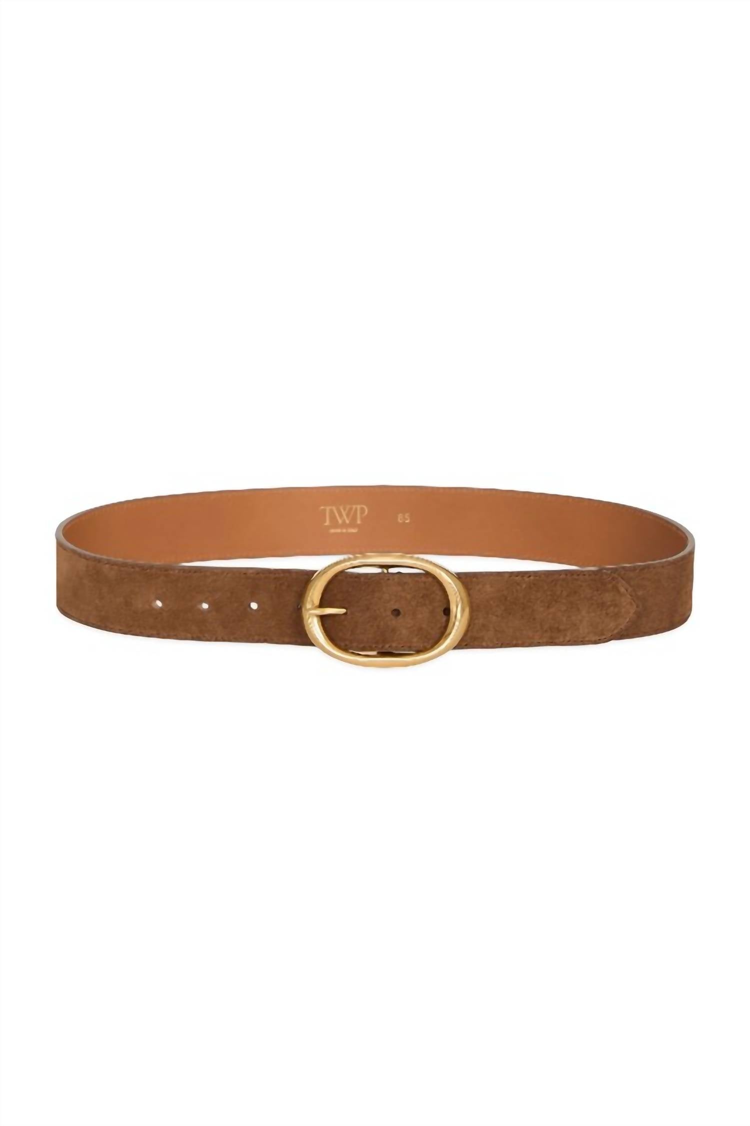 TWP Women's Wide Belt in martora - women's accessory