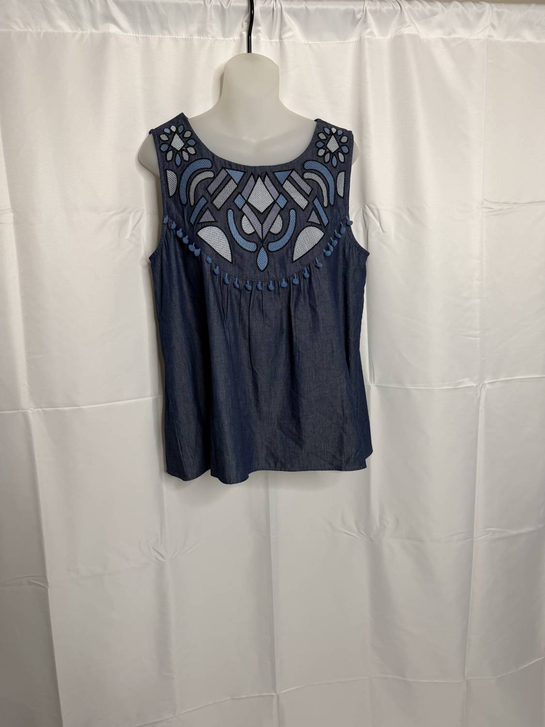 Thml - Women's Embroidered Pom Top
