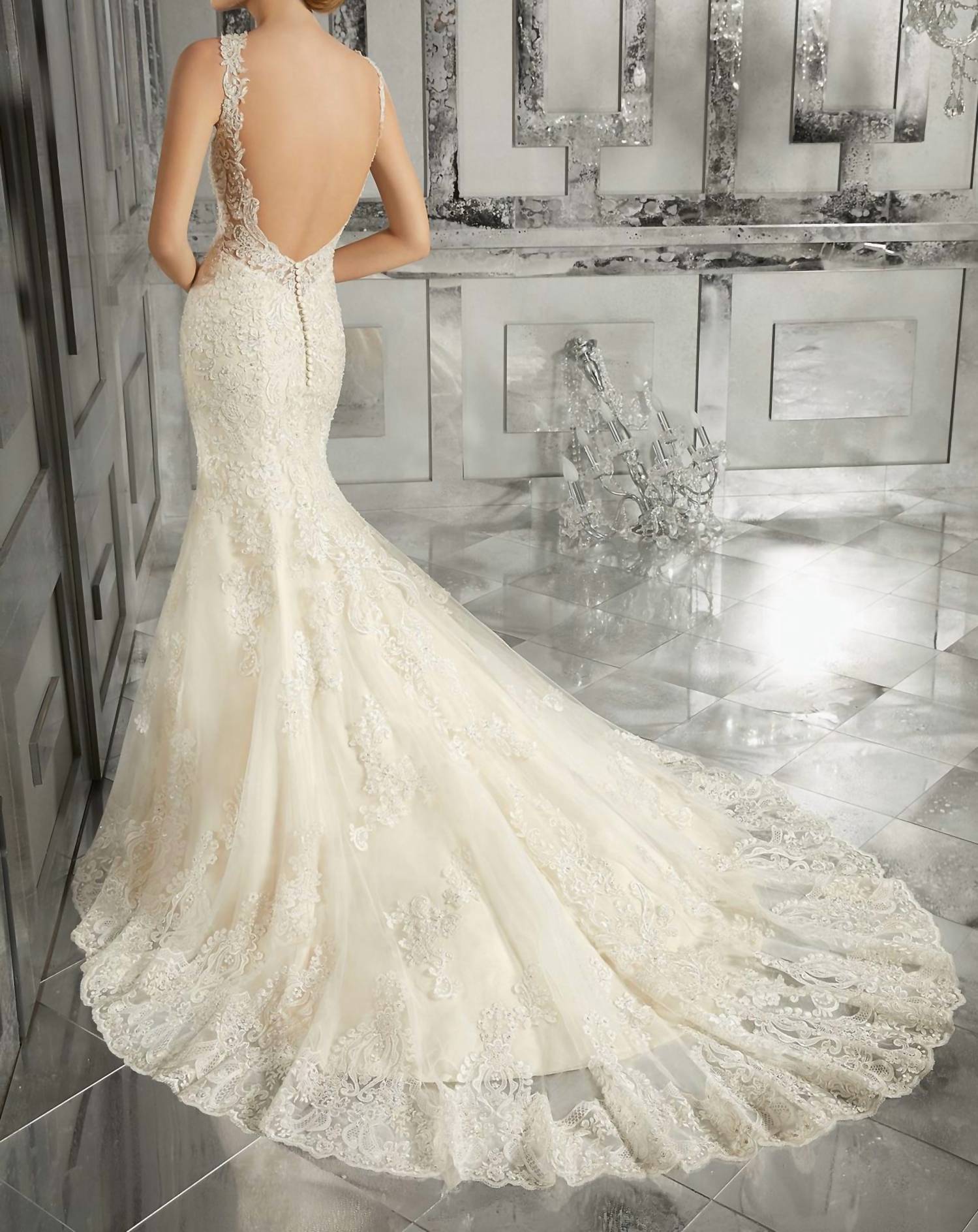 Morilee - Maggie Sculptured Embroidered Gown