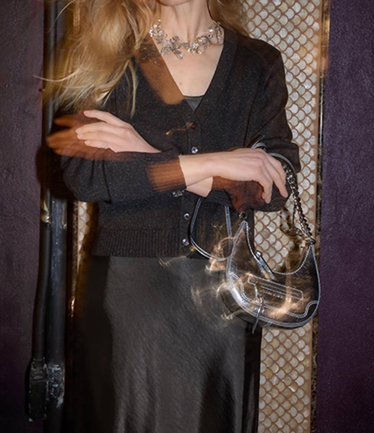 Lilla P - V-neck Sparkle Cardigan