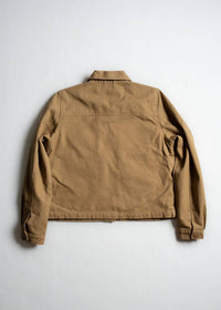 Iron & Resin Women's Basset Buffalo Flannel Lined Jacket in beige - women's jacket - detail view