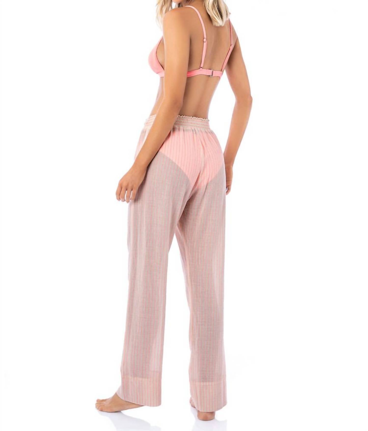 Maaji - Coral Pinstripe Julieth Pants