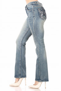 Bus Stop - My Rights™ Distressed Jean