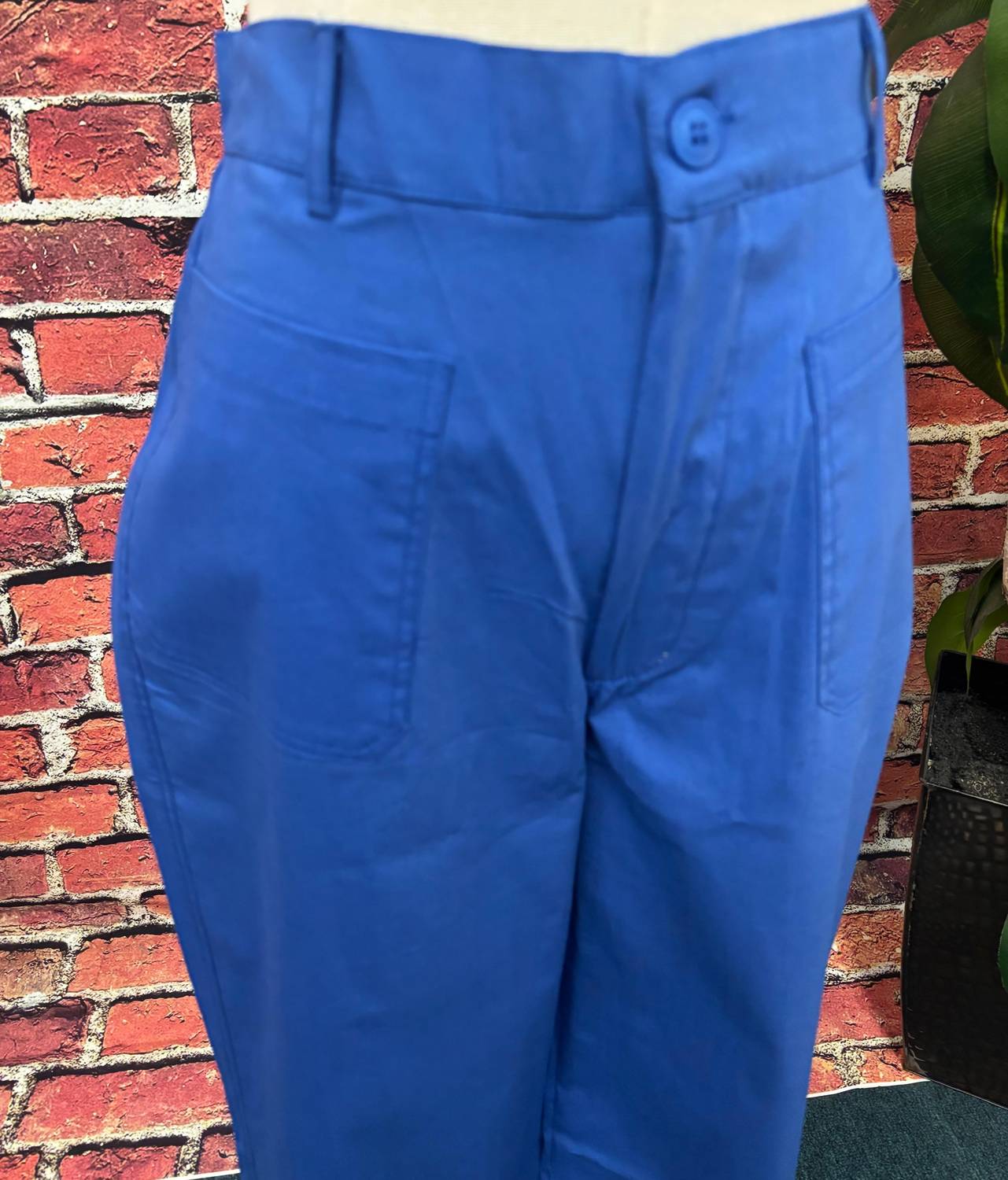 maude vivante Women's Ankle Pants in ivy - women's pants - detail view